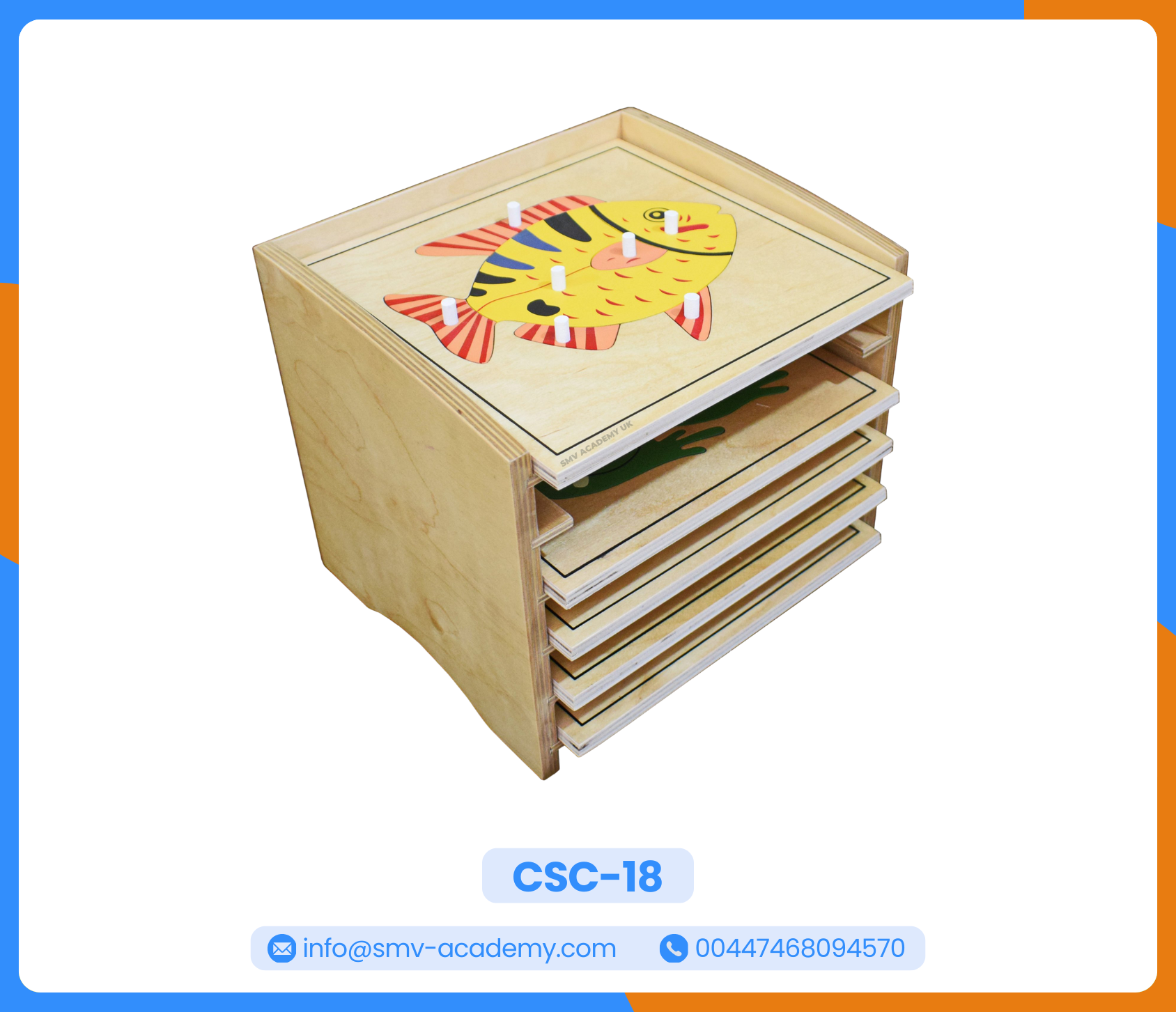 كابينة 5 رفوف – Cabinet for 5 puzzles